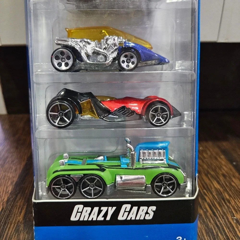 Hot Wheels Crazy Cars 5-Pack Die-Cast Toy Vehicles Set 1:64 Scale New